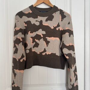 French Connection Brown Knit Sweater